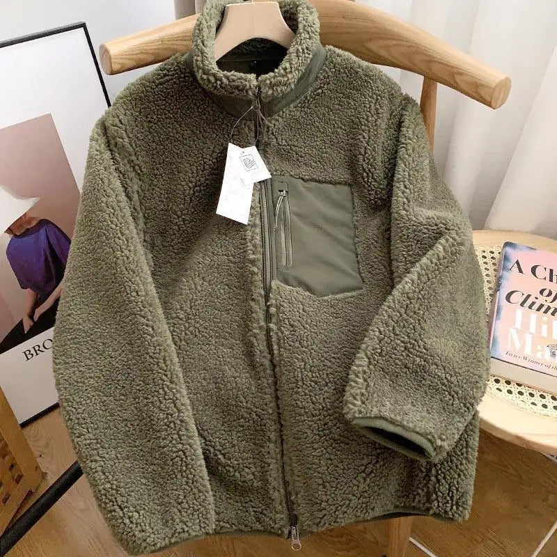 Ginevra | Giacca Montone Donna in Pile Morbido con Zip