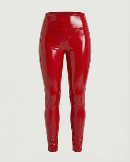 Ginevra | Leggings in Ecopelle Vita Alta Donna Skinny