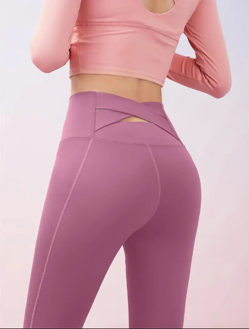Giulia | Leggings Donna a Vita Alta con Tasche Sportivi