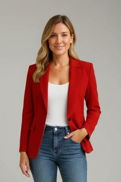 Irene | Blazer Donna Monopetto Revers a Punta Sartoriale