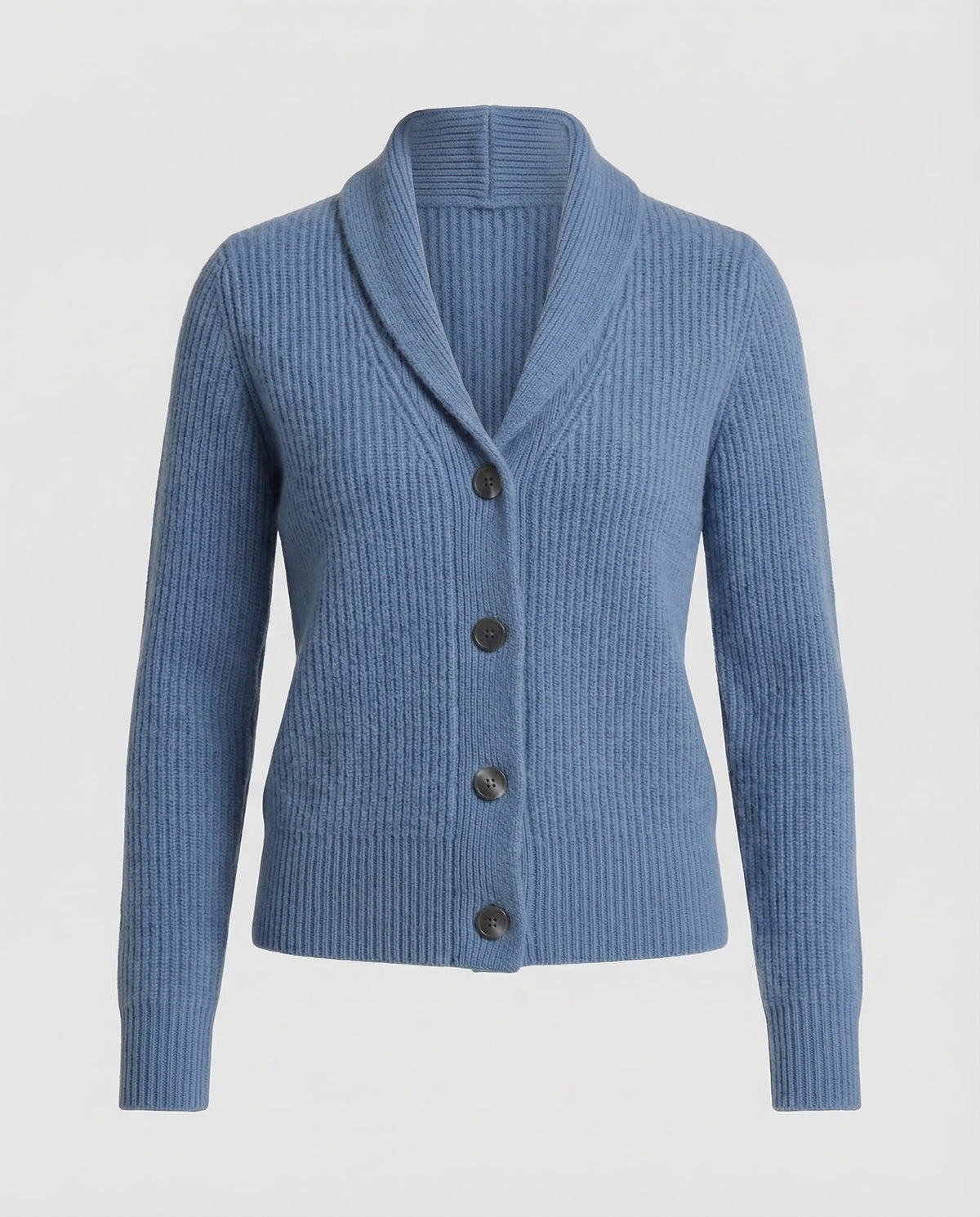 Irene | Golfino Donna in Maglia a Coste con Bottoni Collo a Revers