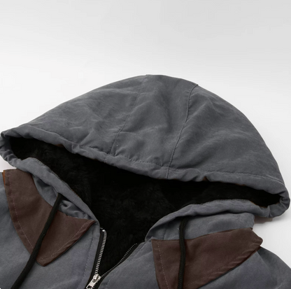 Leonardo | Giubbotto Uomo Invernale con Cappuccio Foderato Zip