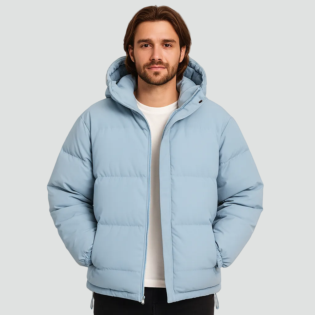 Leonardo | Piumini Uomo Invernale con Cappuccio Imbottito