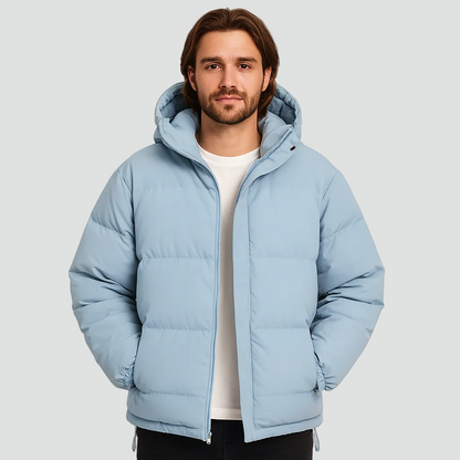 Leonardo | Piumini Uomo Invernale con Cappuccio Imbottito