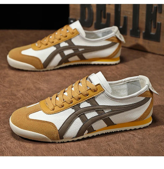 Leonardo | Scarpe da Ginnastica Uomo Retro Sneakers Pelle Camoscio