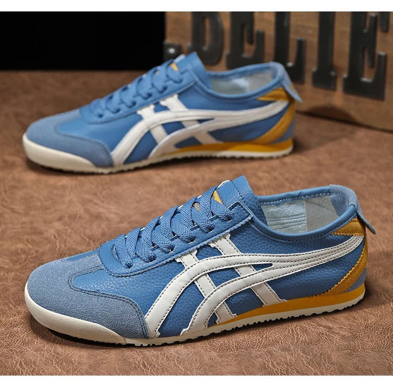 Leonardo | Scarpe da Ginnastica Uomo Retro Sneakers Pelle Camoscio