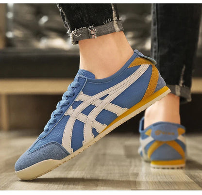 Leonardo | Scarpe da Ginnastica Uomo Retro Sneakers Pelle Camoscio