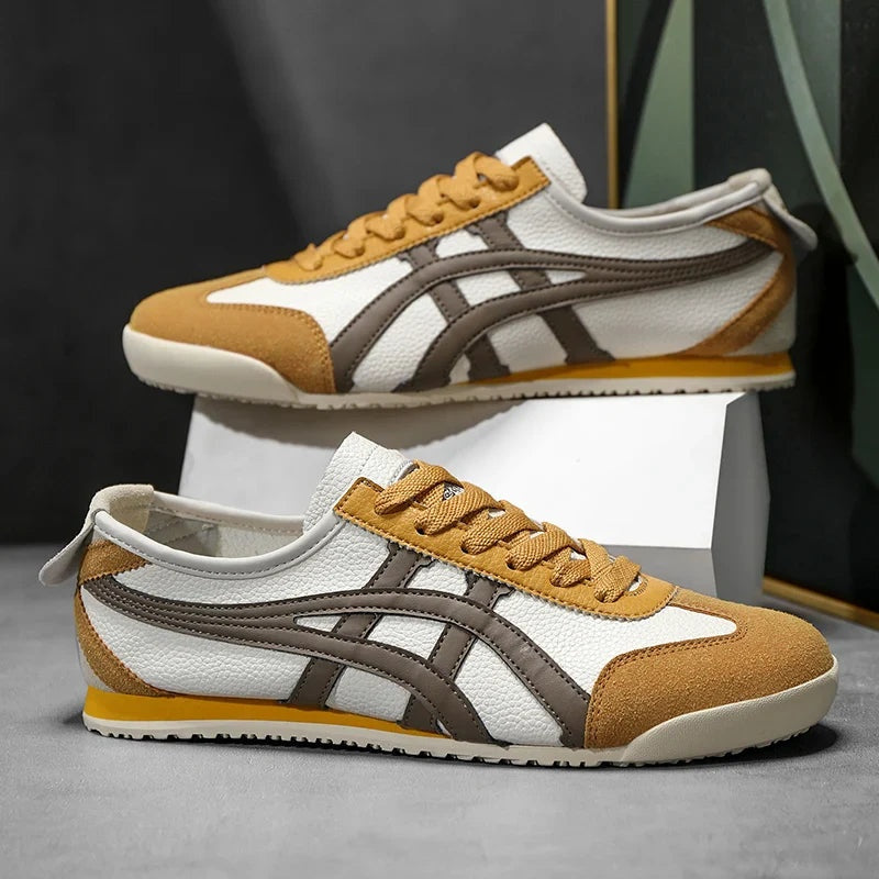 Leonardo | Scarpe da Ginnastica Uomo Retro Sneakers Pelle Camoscio