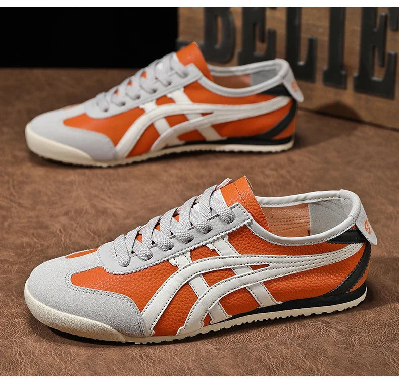 Leonardo | Scarpe da Ginnastica Uomo Retro Sneakers Pelle Camoscio
