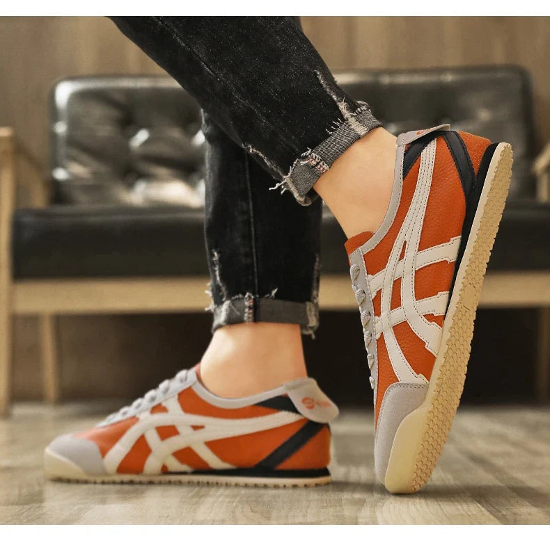 Leonardo | Scarpe da Ginnastica Uomo Retro Sneakers Pelle Camoscio