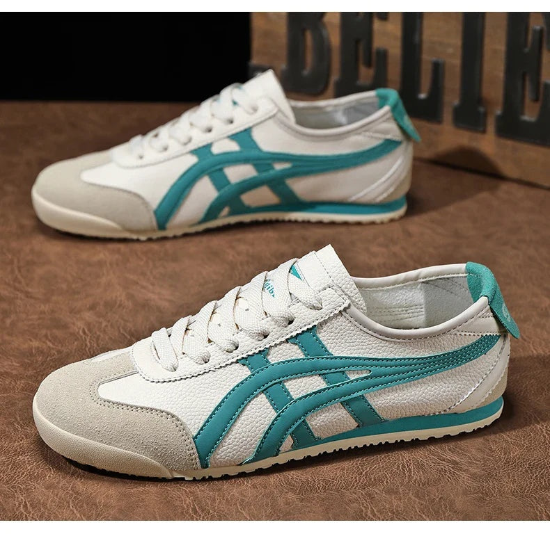 Leonardo | Scarpe da Ginnastica Uomo Retro Sneakers Pelle Camoscio