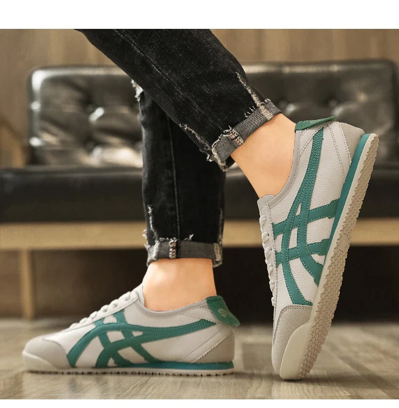 Leonardo | Scarpe da Ginnastica Uomo Retro Sneakers Pelle Camoscio