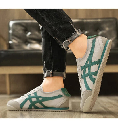 Leonardo | Scarpe da Ginnastica Uomo Retro Sneakers Pelle Camoscio