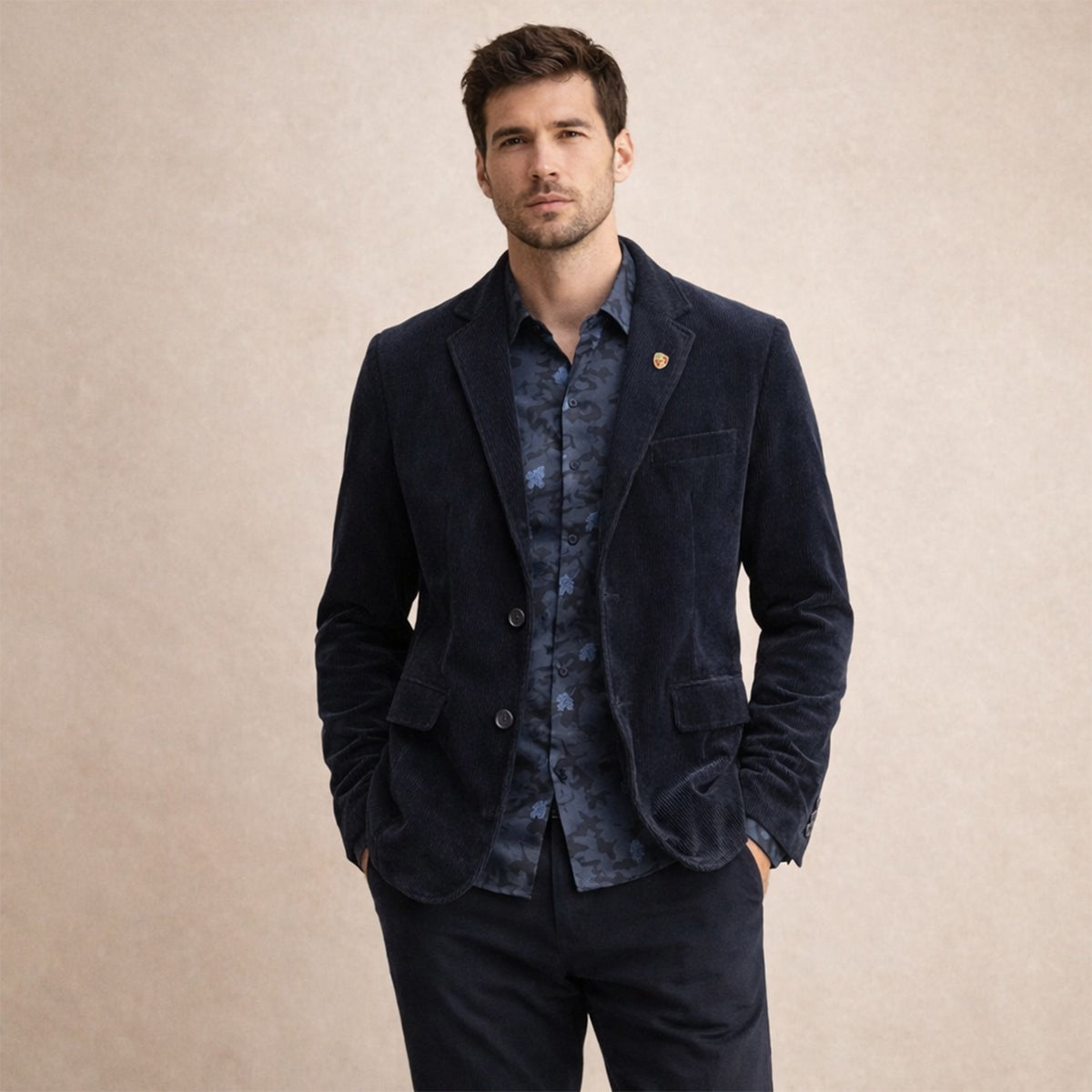 Lorenzo | Blazer Uomo in Velluto a Coste Vestibilità Sartoriale