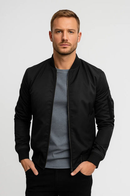 Luca | Giacca Bomber Uomo Giubbotti Invernali Zip Manica