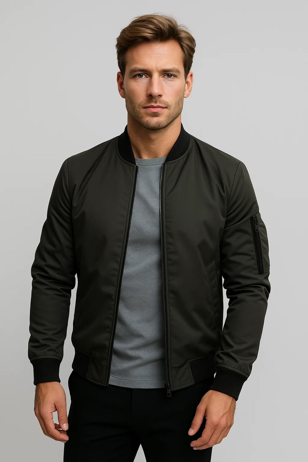 Luca | Giacca Bomber Uomo Giubbotti Invernali Zip Manica