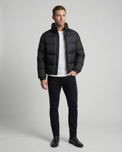 Luca | Piumino Uomo Invernale Colletto Alto Zip