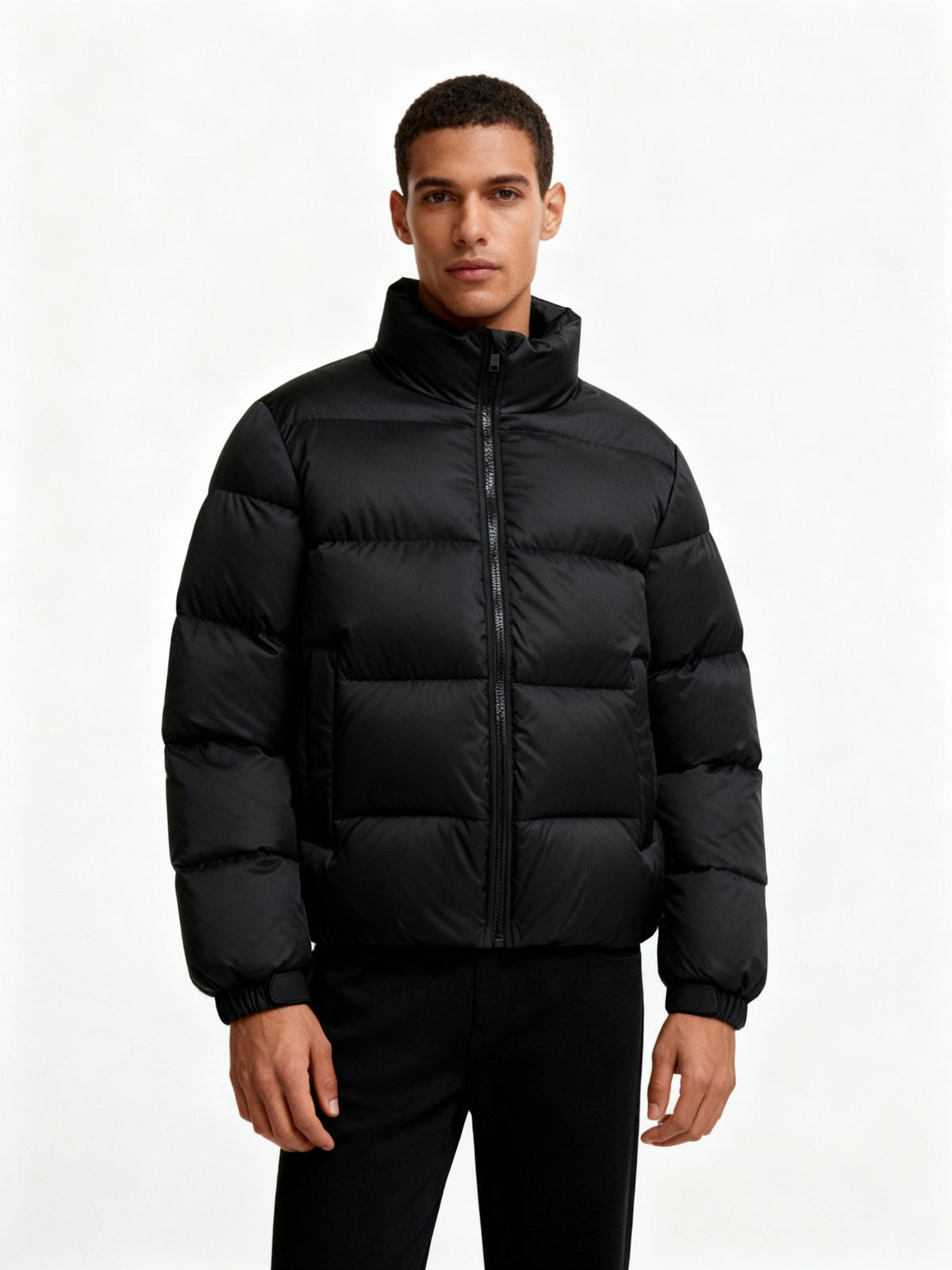 Luca | Piumino Uomo Invernale Colletto Alto Zip
