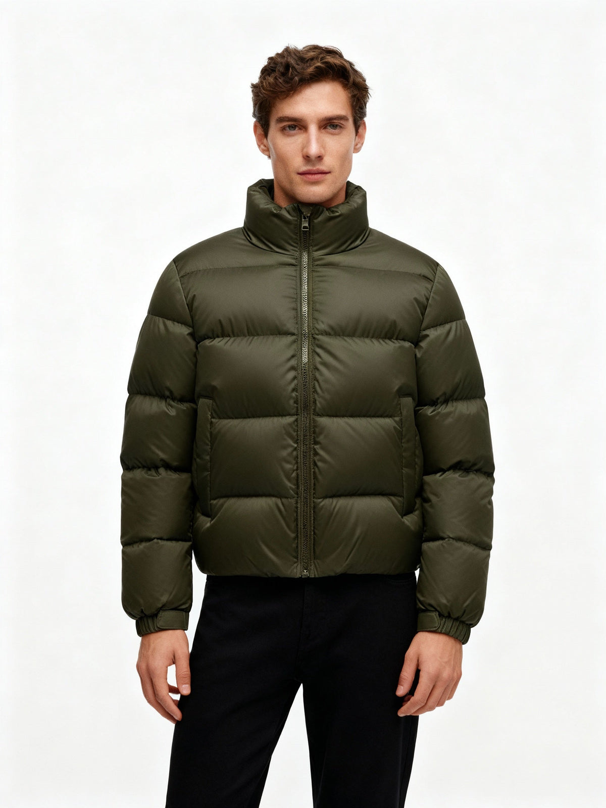 Luca | Piumino Uomo Invernale Colletto Alto Zip