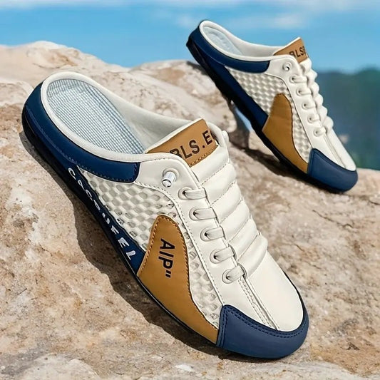 Luca | Sneaker Mule Scarpe Uomo Senza Retro Lacci Scarpe di Moda