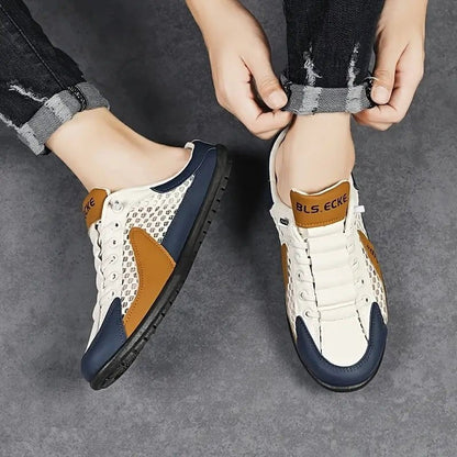 Luca | Sneaker Mule Scarpe Uomo Senza Retro Lacci Scarpe di Moda