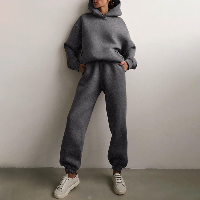 Ludovica | Tuta Sportiva con Cappuccio Abbigliamento Sportivo Donna Felpa e Jogger