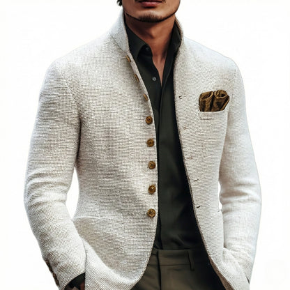 Marco | Cardigan Uomo Elegante Collo Alto Bottoni