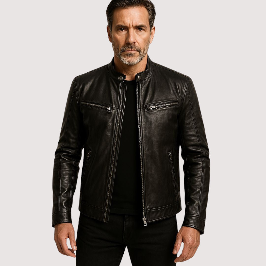 Marco | Giubbotto Pelle Uomo Giacche in Pelle Uomo Biker
