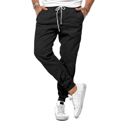 Marco | Pantaloni Jogger Slim Uomo Vita Elastica con Tasche