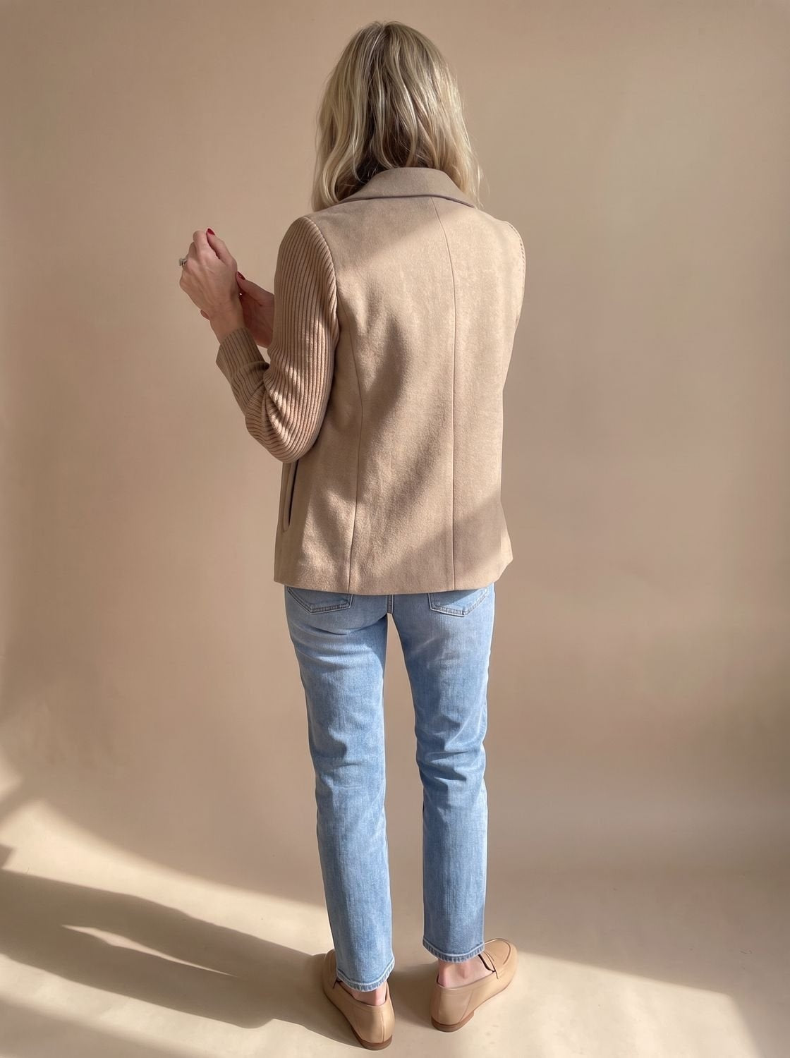Marta | Blazer Oversize Donna Doppiopetto Maniche a Coste