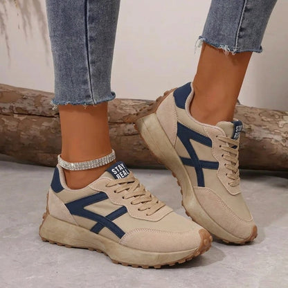 Martina | Scarpe da Ginnastica Donna Stile Retrò Lacci
