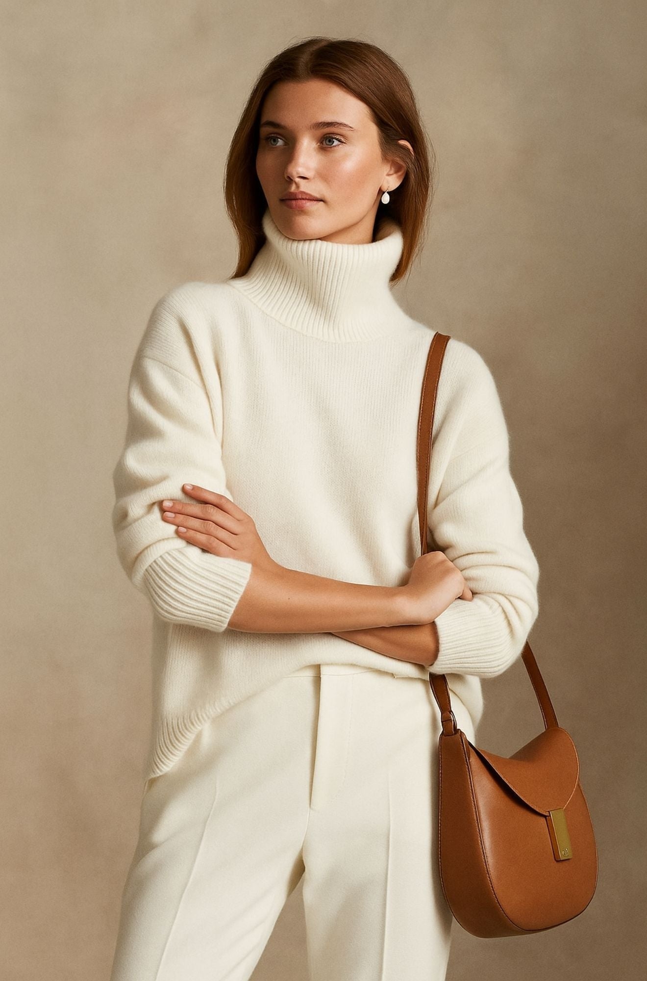 Matilde | Maglione Dolcevita in Cashmere Donna Oversize