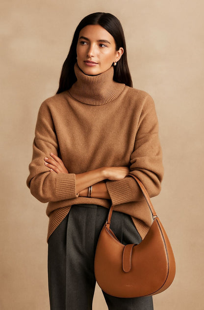 Matilde | Maglione Dolcevita in Cashmere Donna Oversize