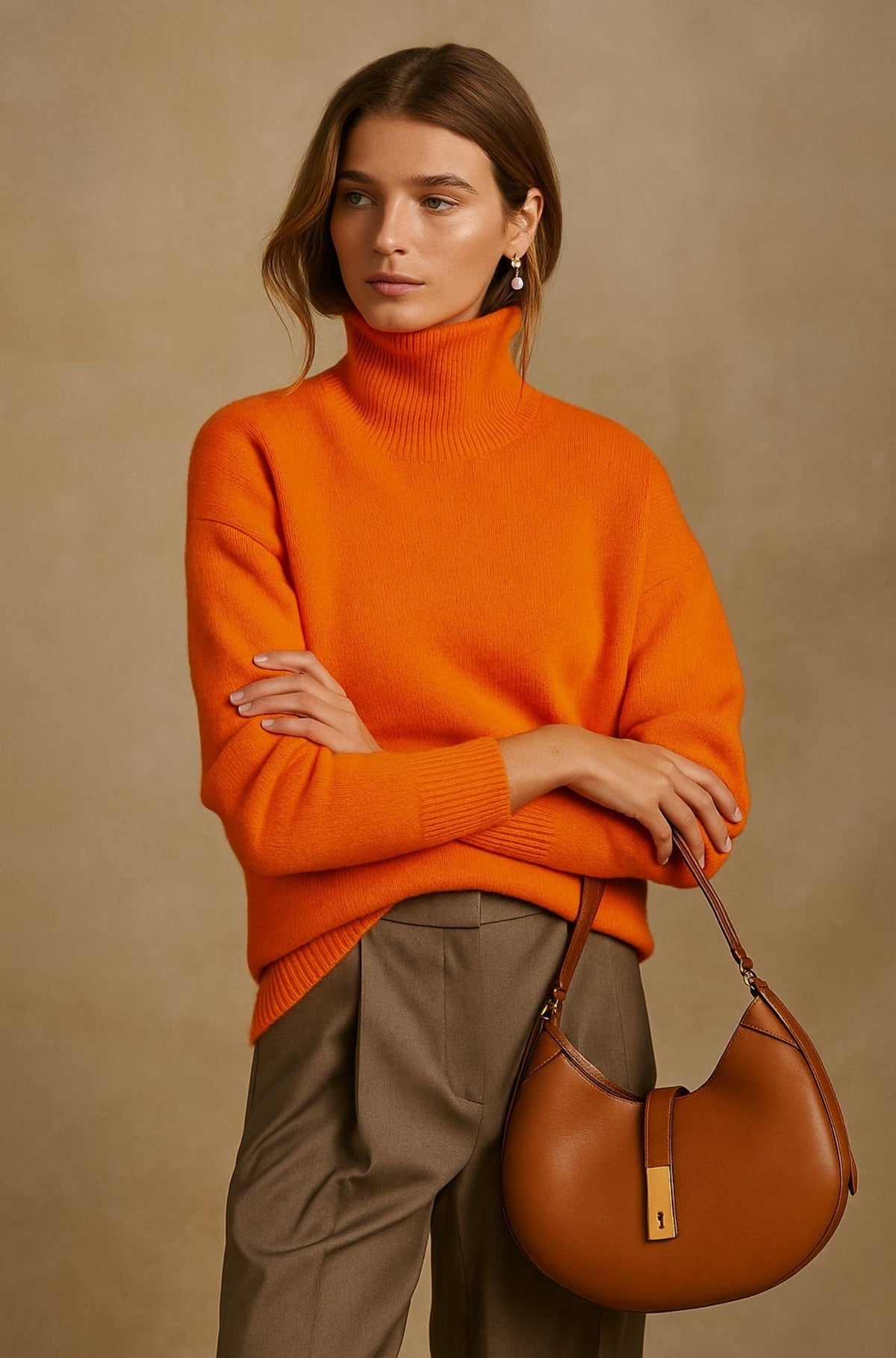 Matilde | Maglione Dolcevita in Cashmere Donna Oversize