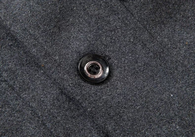 Matteo | Cappotto di Lana Uomo Doppiopetto con Sciarpa a Collo Alto