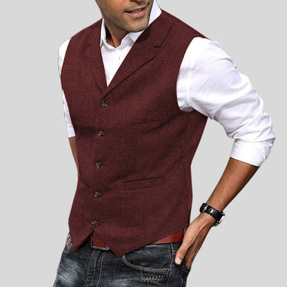 Matteo | Gilet Tweed Uomo Giacche Tweed Uomo Bottoni