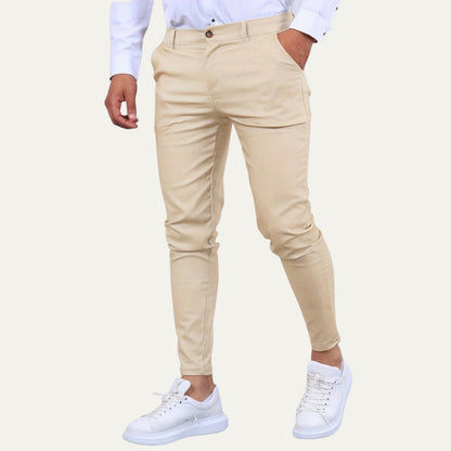 Matteo | Pantaloni Chino Skinny Uomo Slim Fit
