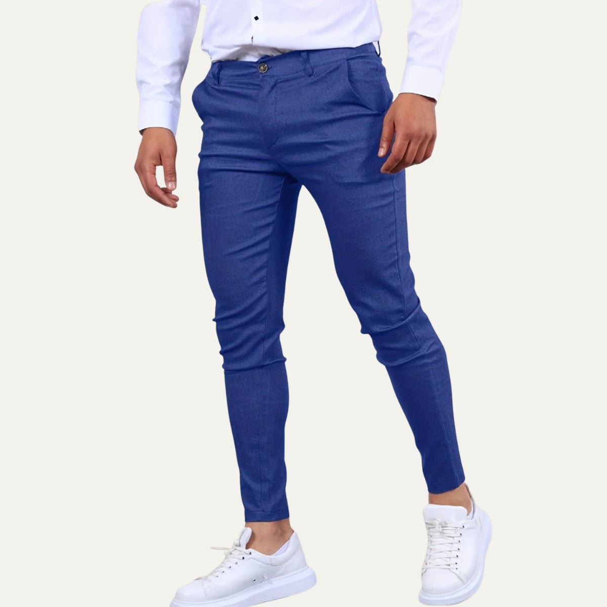 Matteo | Pantaloni Chino Skinny Uomo Slim Fit