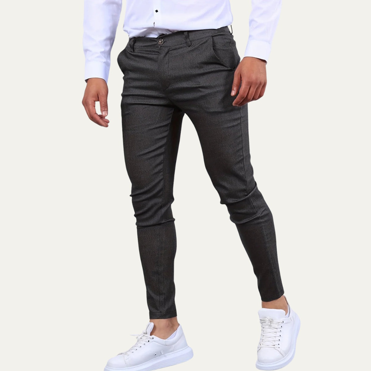 Matteo | Pantaloni Chino Skinny Uomo Slim Fit