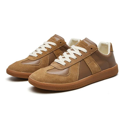 Mattia | Sneakers in Pelle Uomo Scamosciate Lacci