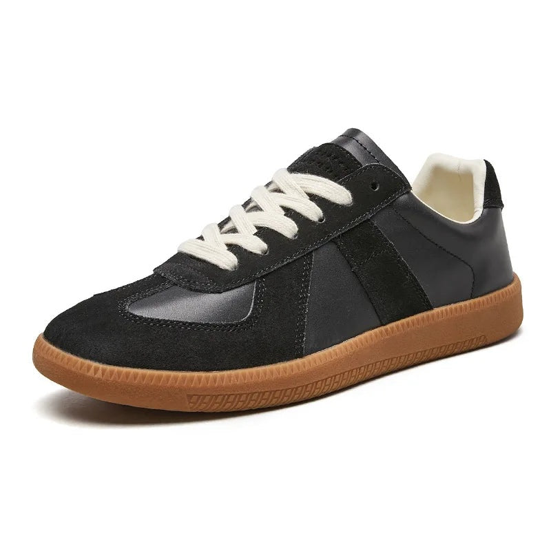 Mattia | Sneakers in Pelle Uomo Scamosciate Lacci