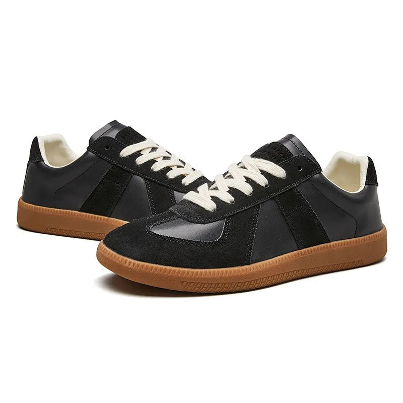 Mattia | Sneakers in Pelle Uomo Scamosciate Lacci