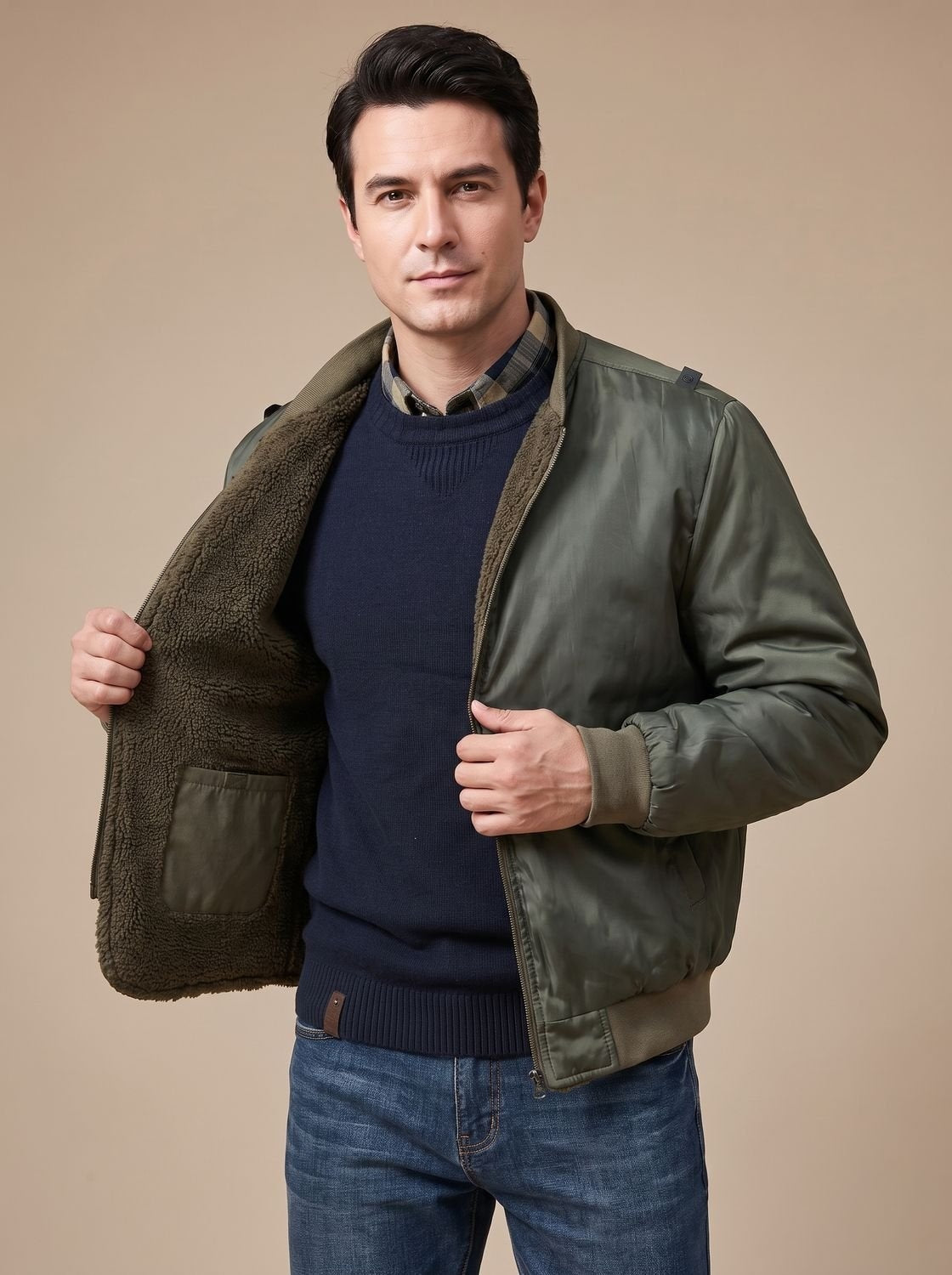 Nicola | Parka Uomo con Cappuccio Impermeabile Tasche Multitasche