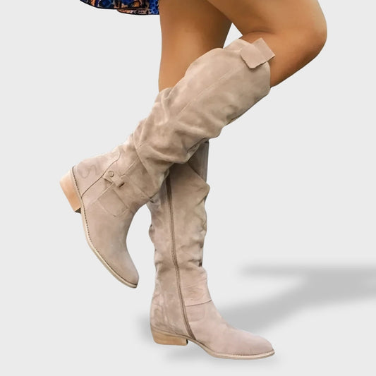 Noemi | Stivali Camperos Donna Scamosciati Gambale Alto