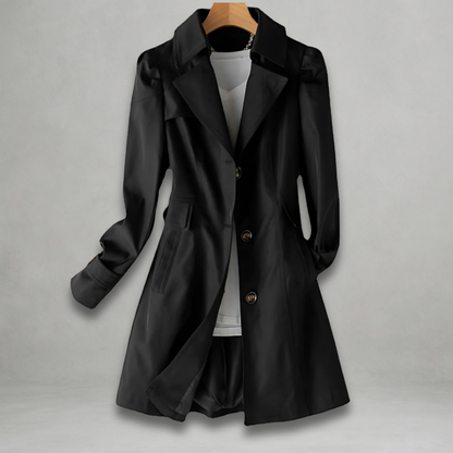 Noemi | Trench Cappotto Donna Elegante Monopetto