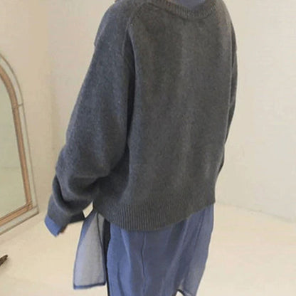 Paola | Cardigan Donna Maglia a Maniche Lunghe Bottoni