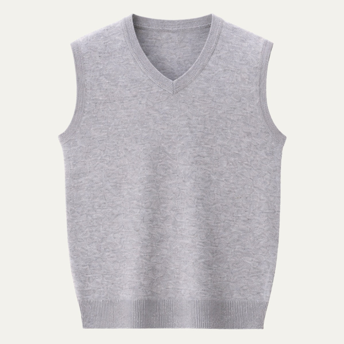 Pietro | Gilet di Maglia Scollo a V Uomo Senza Maniche