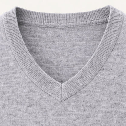 Pietro | Gilet di Maglia Scollo a V Uomo Senza Maniche
