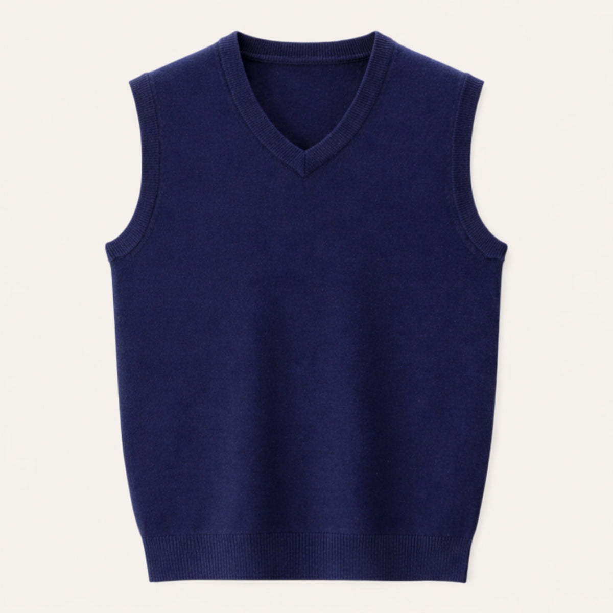 Pietro | Gilet di Maglia Scollo a V Uomo Senza Maniche