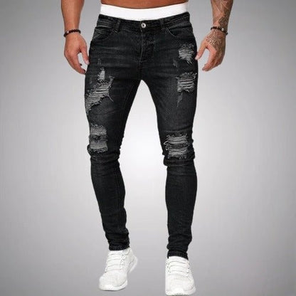 Pietro | Jeans Strappati Skinny Uomo Strappi alle Ginocchia
